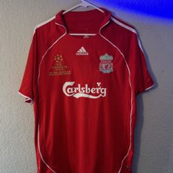 Liverpool 2008 UCL Final Soccer Jersey