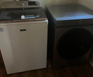 Maytag Extra Power Washer and Samsung Electric Dryer