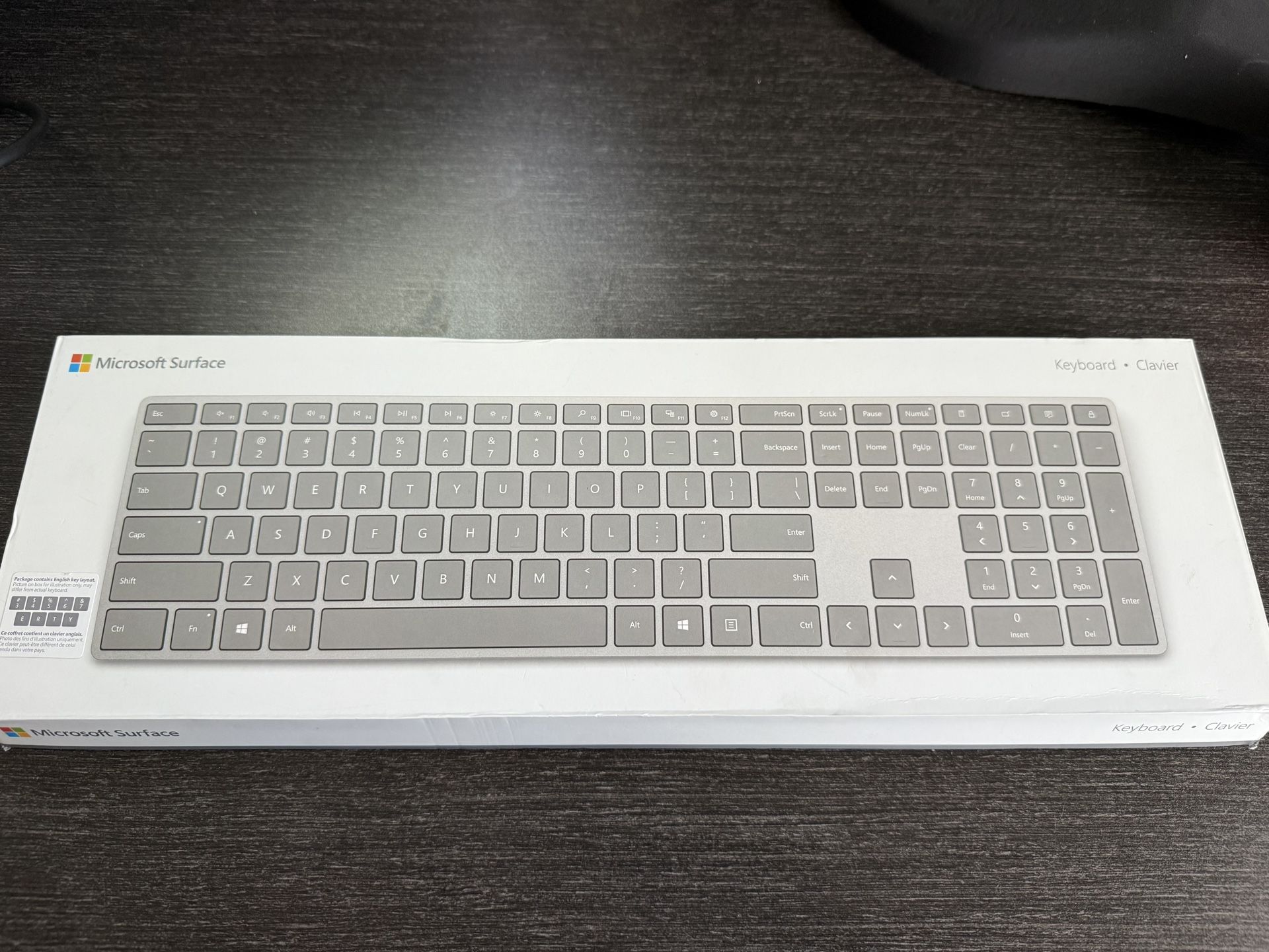 Microsoft Surface Keyboard Clavier Bluetooth Silver
