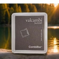 Original Valcambi Suisse Assay Card For 100g Silver Combibar - NO BARS INCLUDED!