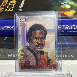 Star Wars Galaxy Lando Calrissian Mojo refractor /50