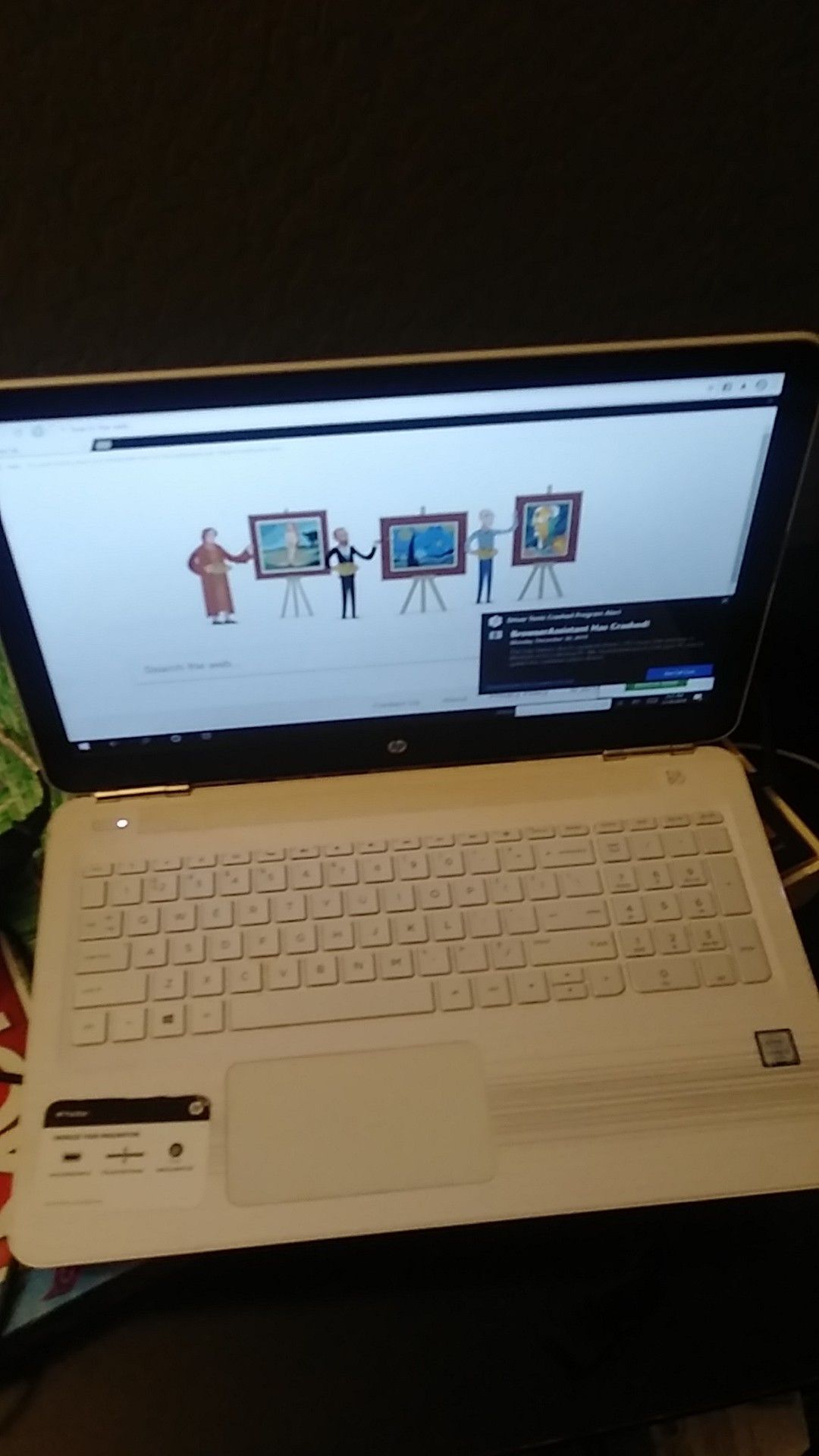 Hp notebook touch screen
