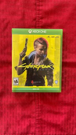 Cyberpunk 2077 Xbox One Video Game With Original Sticker Sheet