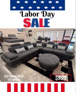 SECTIONAL WITH OTTOMAN