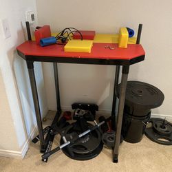 Armwrestling Table And Weights