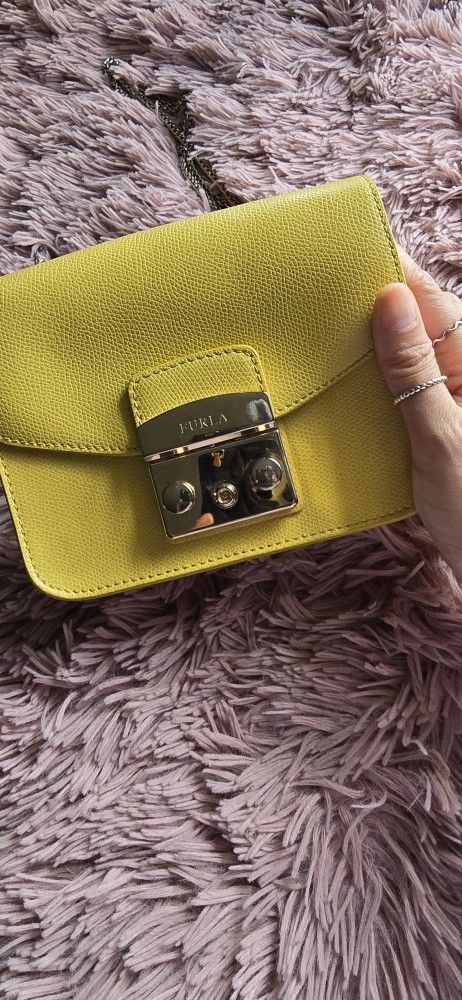 Furla Metropolis Yellow Crossbody