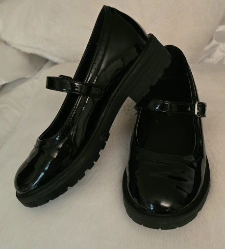 Black Shoes For Girl Size 1