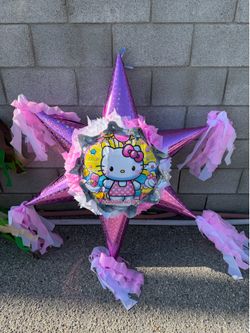 Hello kitty bola star piñata Sanrio