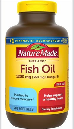 Fish oil 1200mg (360mg Omega) SEALED