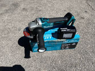 Makita 18V 4-1/2” to 5” Angle Grinder with Battery (No Charger)