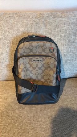 Coach men’s sling bag canvas