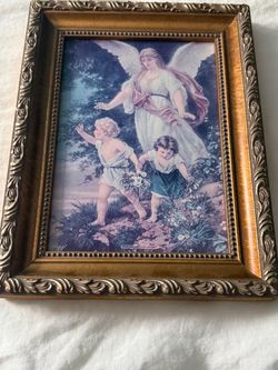 The Guardian Angel Framed Religious Print