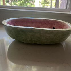 Ceramic Watermelon Salad Bowl