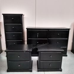 Black Bedroom Dresser Set!
