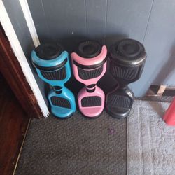 3 Bluetooth Hover Boards 