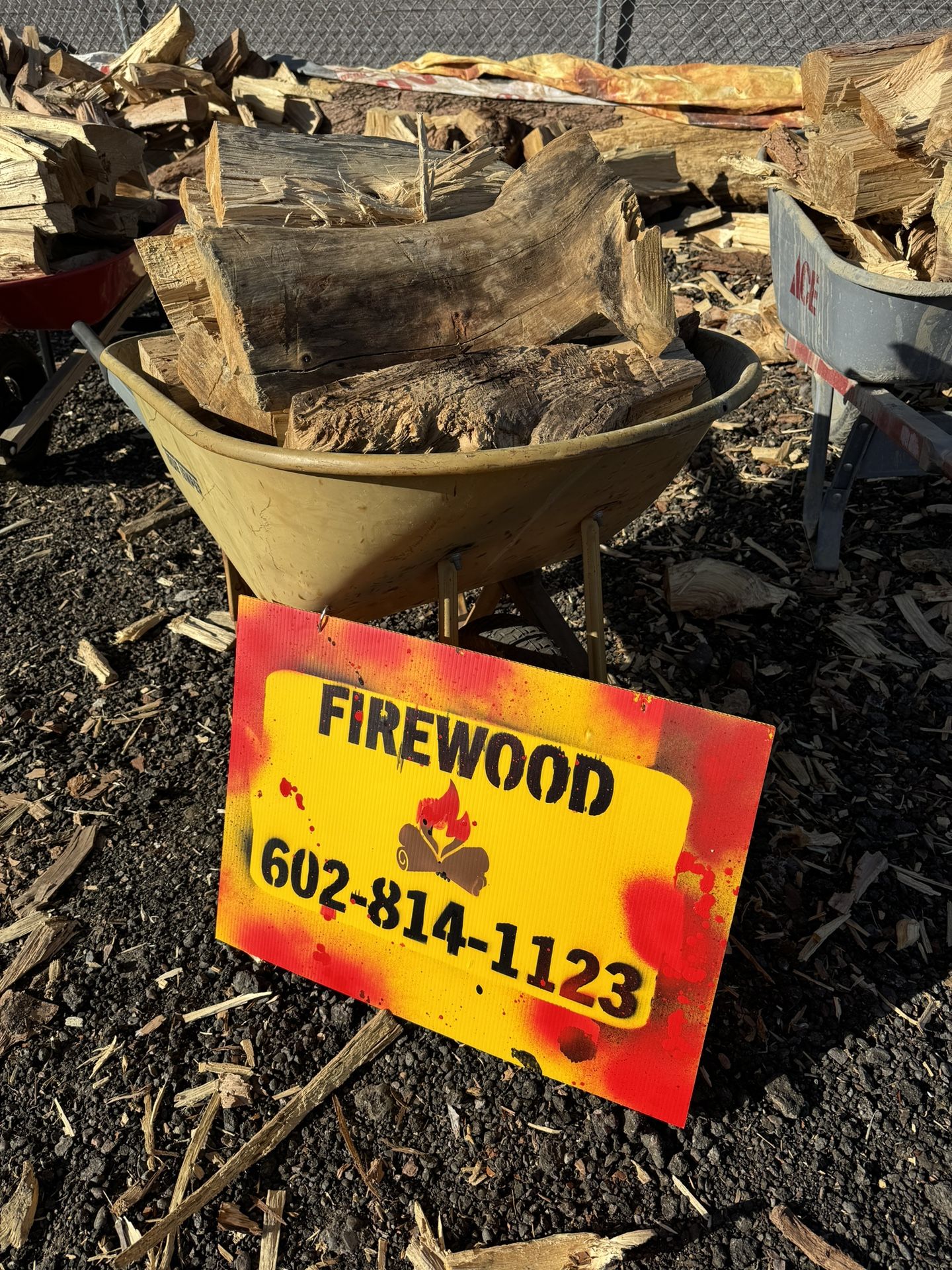 Firewood 🪵- Firewood Wheelbarrows- Firewood Truckloads- 7 Days