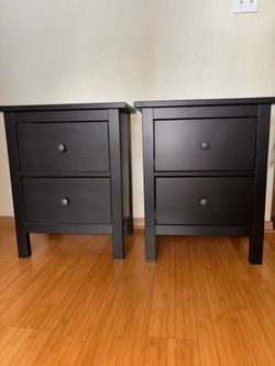 Black-Espresso Ikea Hemnes Nightstand Excellent condition.