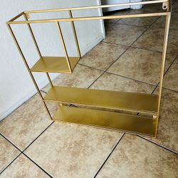 Gold Stand 2 ft tall 2 ft long 5 inches wide