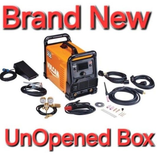 ☆BrandNew Vulcan Protig 205 Digital Welder ☆ In UnOpened Box ☆ COMPLETE ☆ NEVER USED ☆ ( Tigwelder Tig Welder Stick Mig Gas Miller Lincoln ESAB Hobart