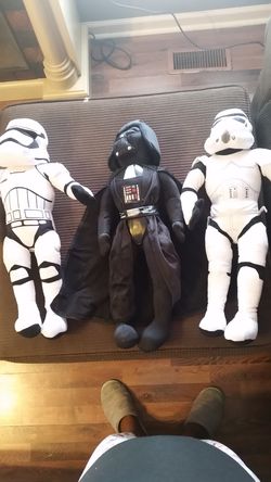 Star War action figure pillows 2 feet tall