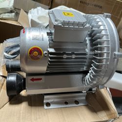 Industrial Vortex Air Blower Pump, Commercial Electric Air Pump,Regenerative Blower,for Factories Dust Removal and Ventilation,120W/220V