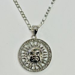 14k gold plated silver tone pendant chain