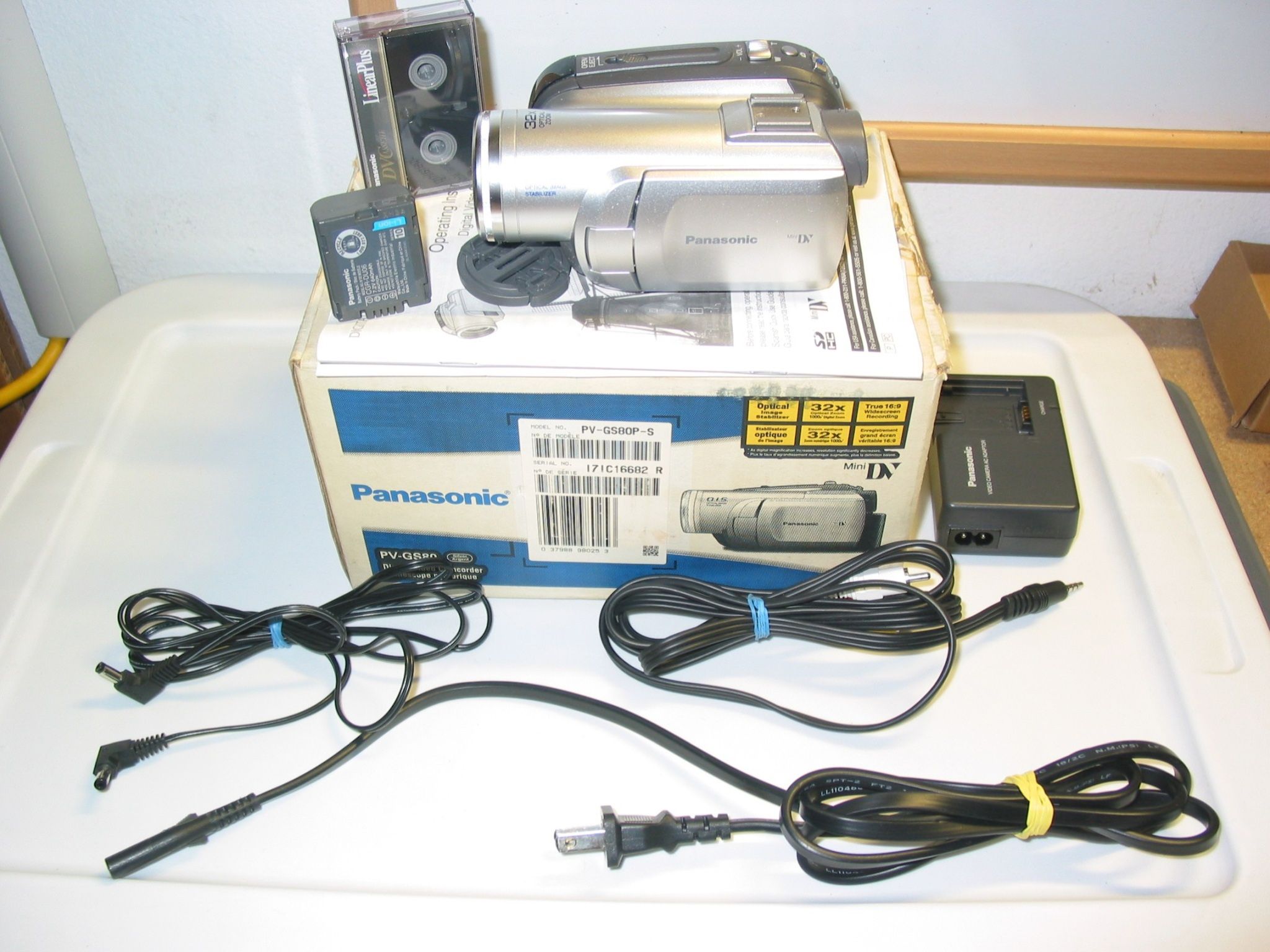 Panasonic PV-GS80 MiniDV Tape Video Camcorder Digital Cassette Playback Player Transfer