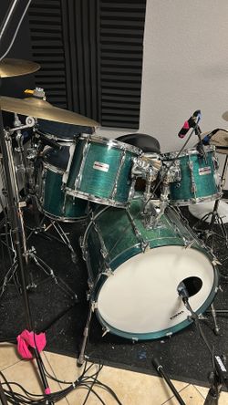 RARE MIJ Yamaha 6pc Recording Custom Drum Set