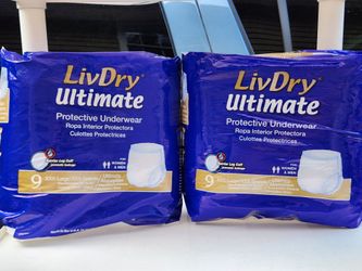 LivDry Ultimate Protective Underwear - Men and Women XXX-Large