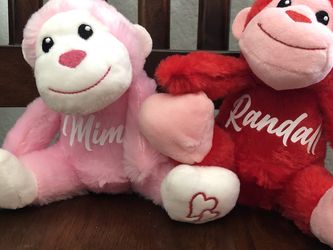 Valentine’s Day Monkey Free Personalization