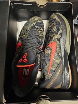 Kobe 6 italian camo sz 15 mens