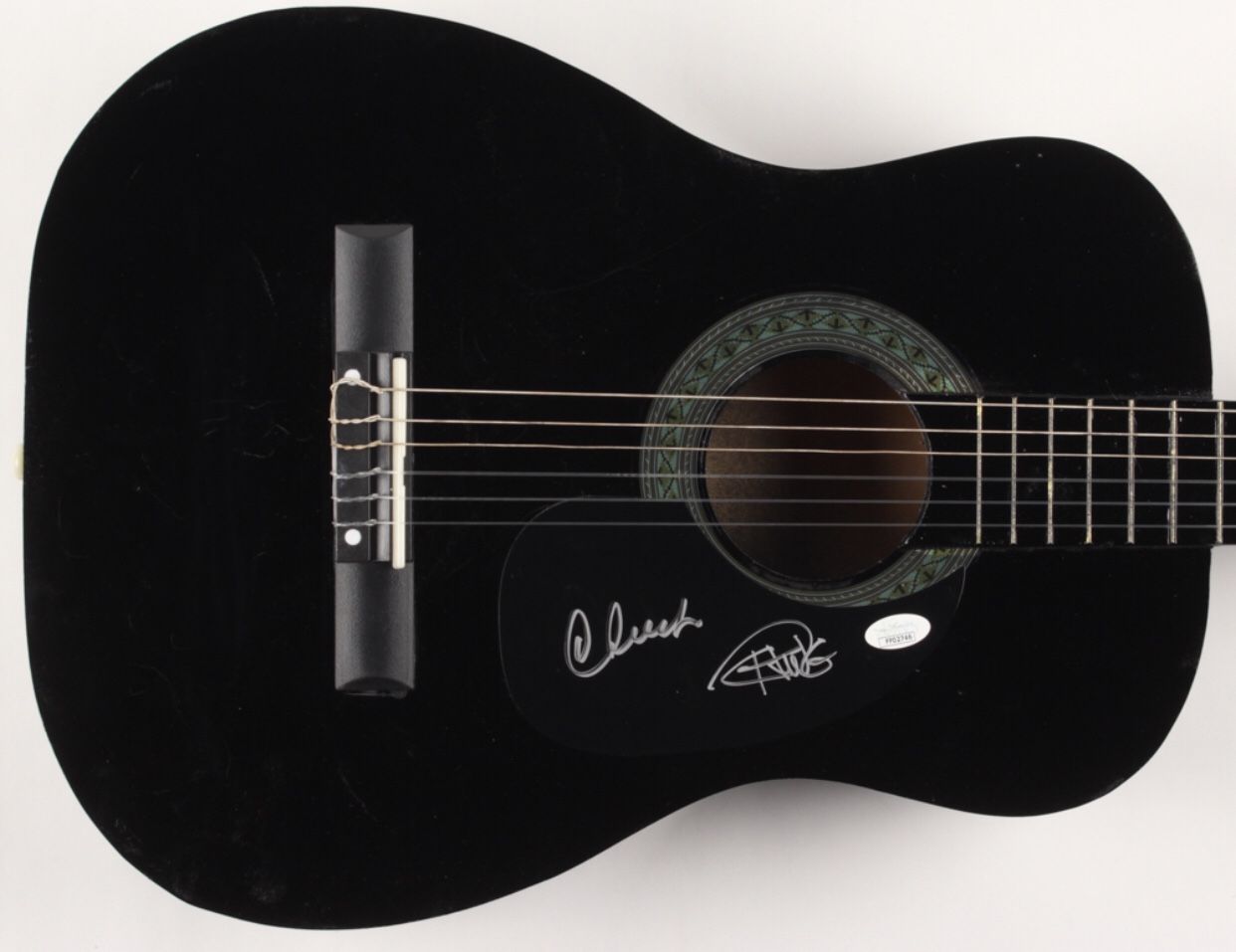 Cheech & Chong Signed Acoustic Guitar