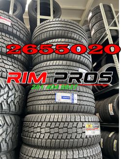 2655020 tire new install balance
