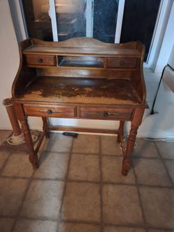 Solid Oak Desk