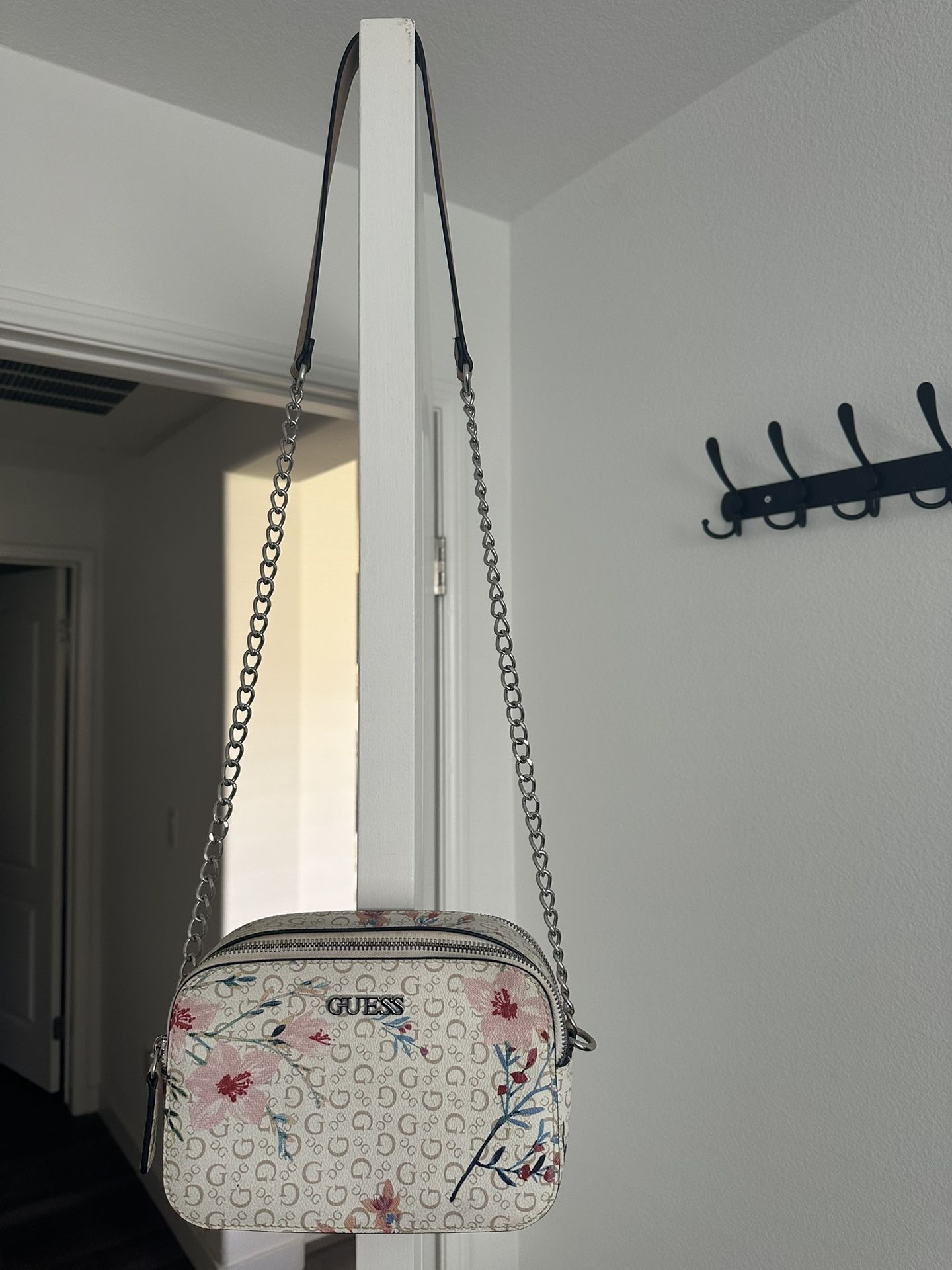 White Guess Purse