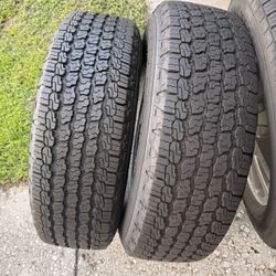 P245/75/17 two new tires good year All-Terrain Truck Tires – Set of 2