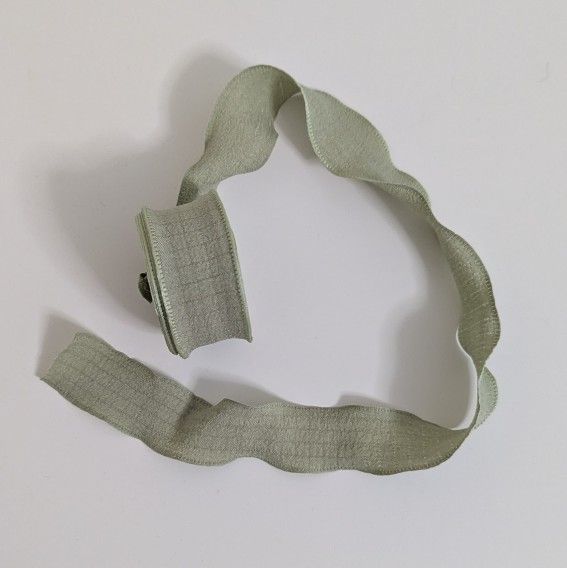Sage Green Ribbon Rolls, 4 Rolls