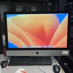 iMac retina 5K 27-inch 2017 I5-3.4ghz 8GB RAM 1TB HD macOS ventura 13.7.8 Nothing wrong.