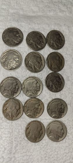 Lot of Fifteen Buffalo Nickels all readable dates
