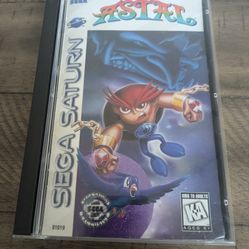 Astal game for Sega Saturn with 0 scratches on disc in original case with manual

