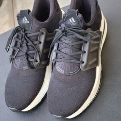 Adidas X_PLRBOOST Black White Men Road Running Sports Shoes .. Size 10.5 