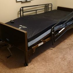 Medline XL Full Size Electronic Homecare Bed