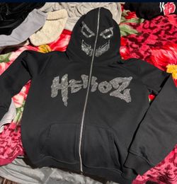 Heroz Hoodie Rhinestone Black 