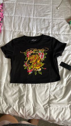 Ed Hardy cropped T