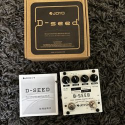 JOYO DESEED GUITAR DELAY PEDAL WITH LOOPER TAP TEMPO NEW IN BOX WITH MANUAL