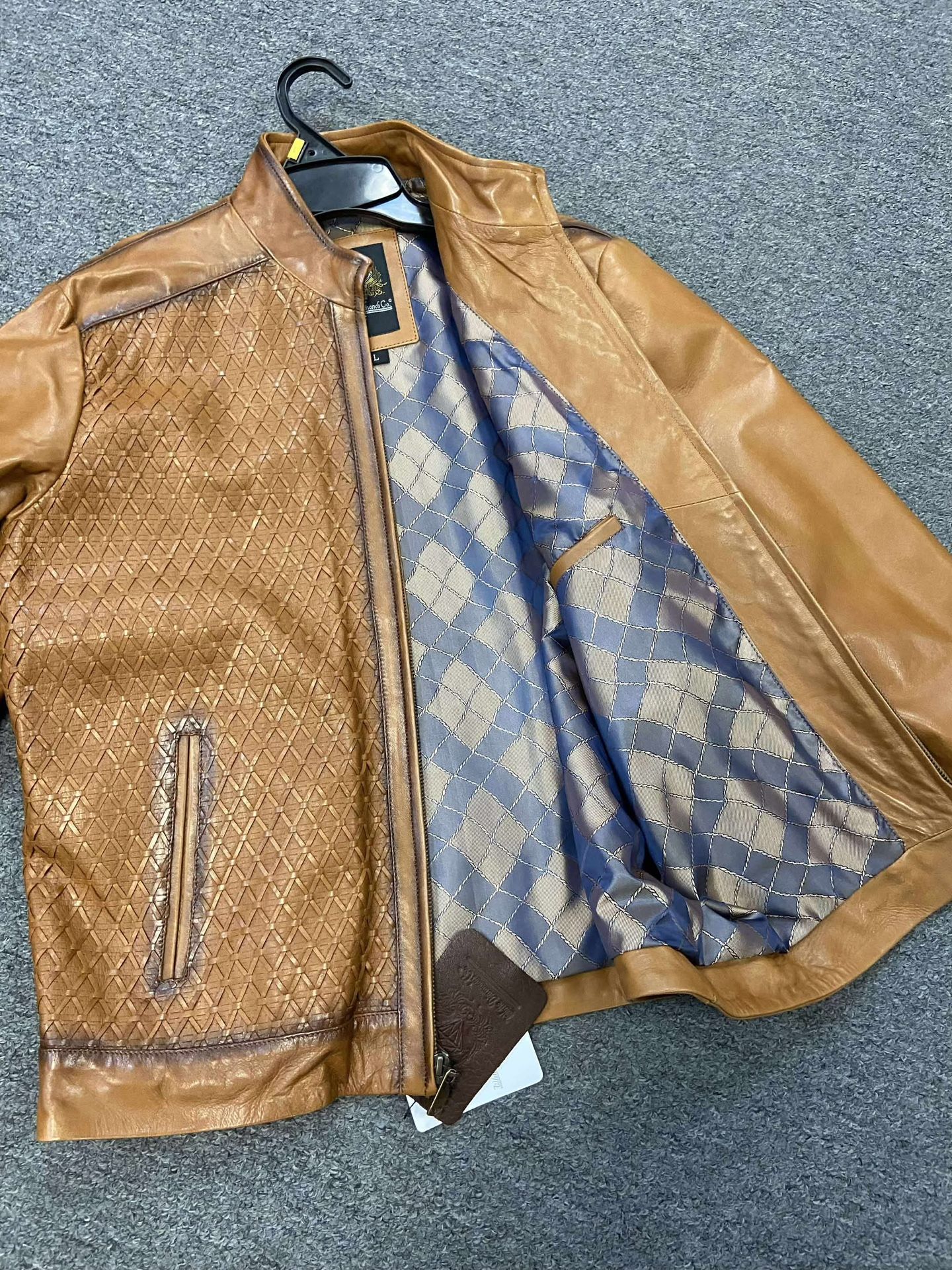 Nuevas chamarras de Piel original trenzada a mano