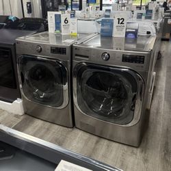 LG 5.2 Cubic Ft. Front Load Jumbo Washer And Gas Dryer 9.0 Cubic Ft. Laundry Set💥💥