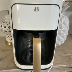 Gold/white Coffee Maker 