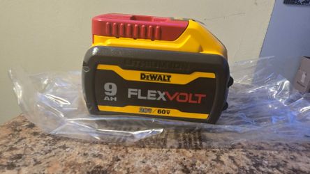 Dewalt flexvolt battery 9 ah 20v 60v  new ***$150