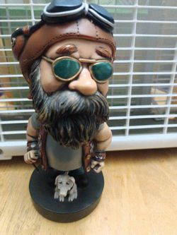 2003 motorcycle 🏍️ krank bobblehead biker rare